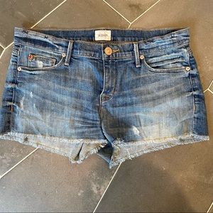 Hudson Distressed Jean Shorts